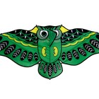 Воздушный змей «Сова», с леской, МИКС - фото 8805428