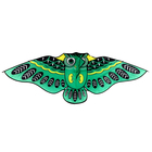 Воздушный змей «Сова», с леской, МИКС - фото 8890757