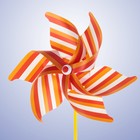 Ветерок «Полосатик», цвет оранжевый - Фото 1