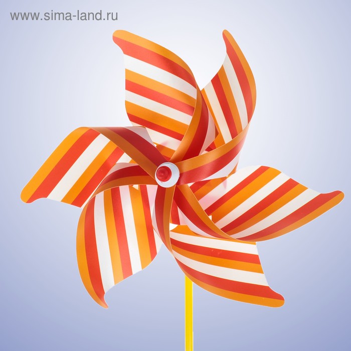 Ветерок «Полосатик», цвет оранжевый - Фото 1