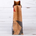 Пакет крафтовый вертикальный «С Днём защитника Отечества», 12 × 15 × 5.5 см 2605 - Фото 2