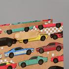 Пакет крафтовый вертикальный «Авто», MS 18 × 23 × 8 см - Фото 3