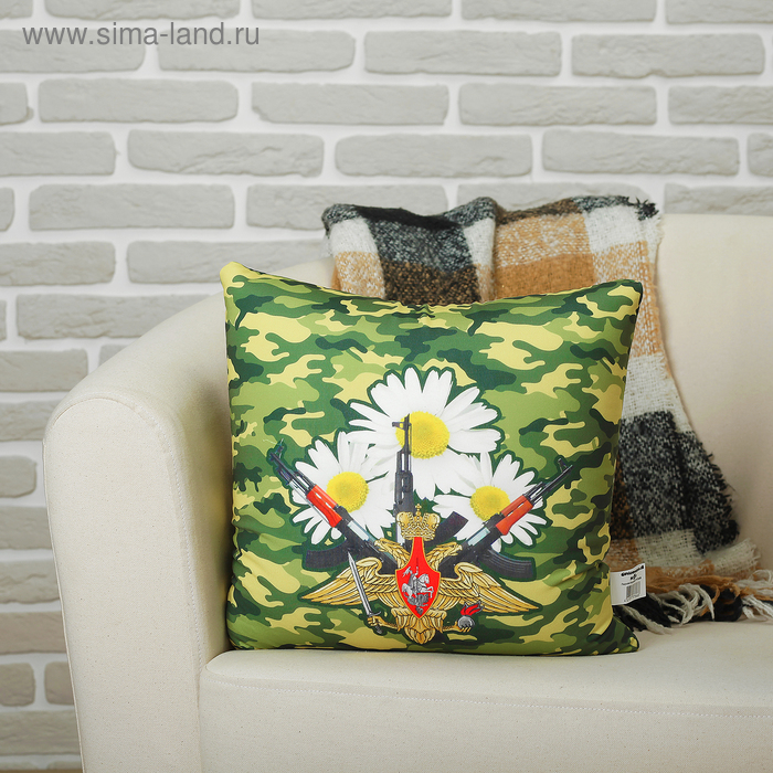 Мягкая подушка-игрушка антистресс «ВС РФ» - Фото 1