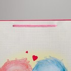 Пакет ламинированный вертикальный With love, L 40 × 31 × 9 см - Фото 3