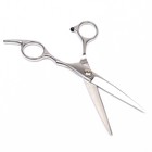 Ножницы для стрижки животных прямые с упором для пальца - Фото 1