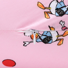 Подушка для беременных, 34х170 см, бязь, на молнии, файбер, сумка, Гуси розовые - Фото 3