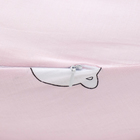 Подушка для беременных, 34х170 см, бязь, на молнии, файбер, сумка, Мишка с мороженым, розовый - Фото 3