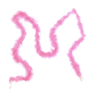Карнавальный шарф-перо 2 м, 18 г, цвет розовый - Фото 1
