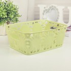 Корзинка пластиковая для хранения Доляна «Подсолнухи», цвет МИКС - Фото 2