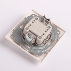 Выключатель Smartbuy "Венера", 10 А, 2 клавиши, с индикатором, белый - Фото 2