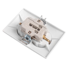 Розетка Smartbuy «Венера», двухместная, керамика, 16 А, с заземлением, белая - Фото 2