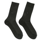 Носки мужские в сетку С284(С) цвет чёрный, р-р 27 - Фото 2
