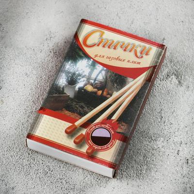 Спички для газовых плит наполнением 40 шт., МИКС