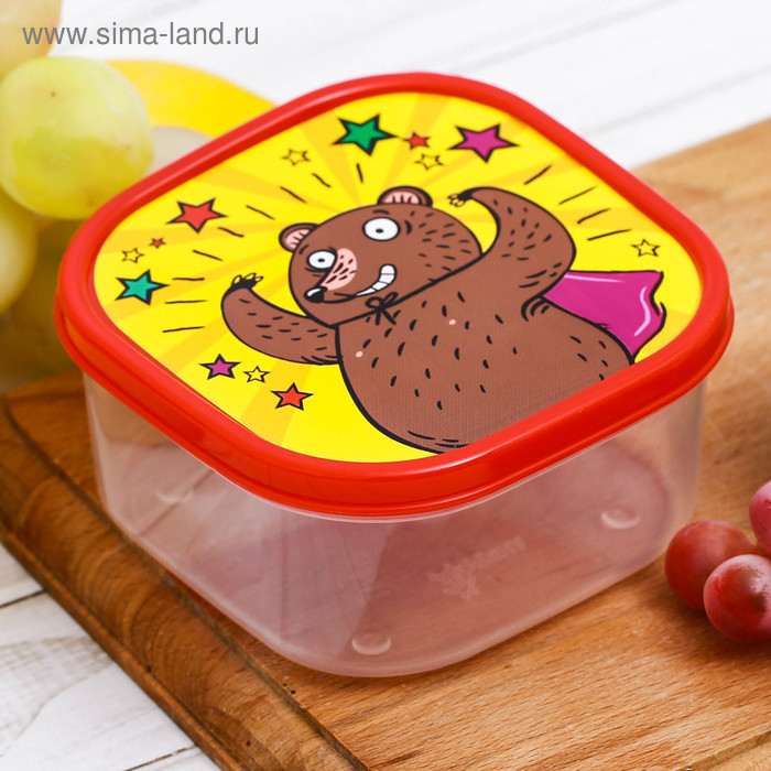 Ланч-бокс "Обед супер героя", 400 мл - Фото 1