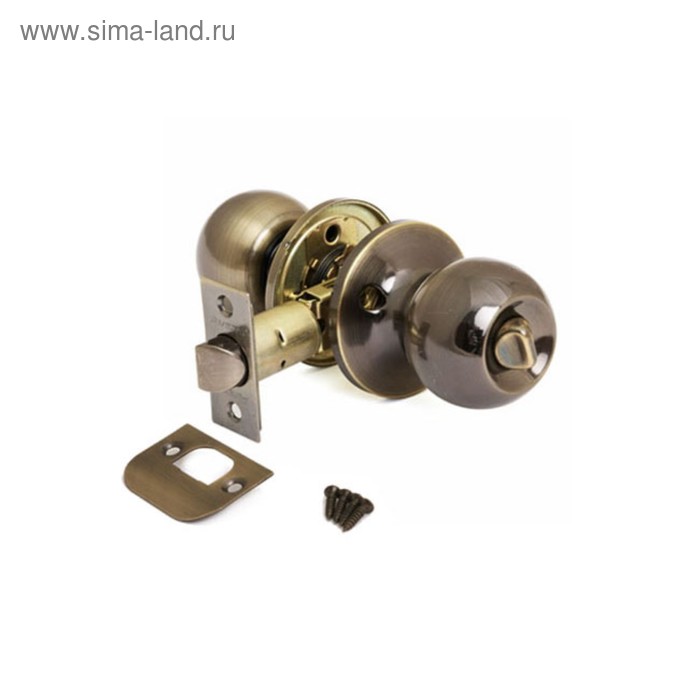 Ручка-защёлка AVERS 6072-03-AВ, с фиксатором, цвет бронза - Фото 1