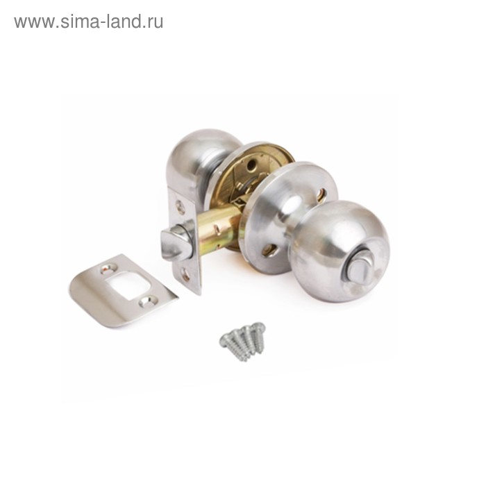 Ручка-защёлка AVERS 6072-03-NIS(S), с фиксатором, цвет матовый никель - Фото 1