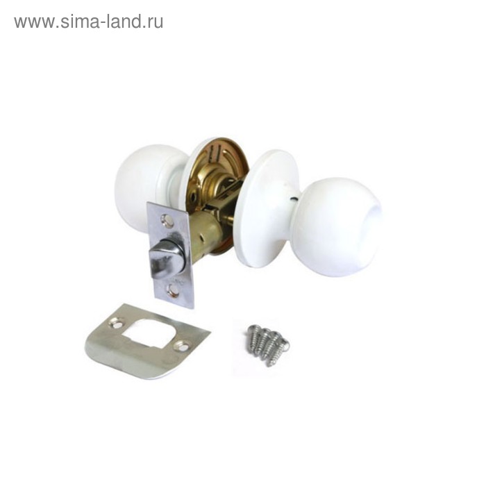 Ручка-защёлка AVERS 6072-05-W, пустая, цвет белый - Фото 1