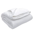 Одеяло стандартное 172х205 см, иск. лебяжий пух, ткань глосс-сатин, п/э 100% - Фото 1