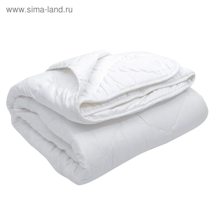 Одеяло стандартное 172х205 см, иск. лебяжий пух, ткань глосс-сатин, п/э 100% - Фото 1