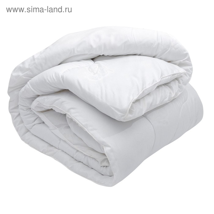 Одеяло зимнее 140х205 см, иск. лебяжий пух, ткань глосс-сатин, п/э 100% - Фото 1