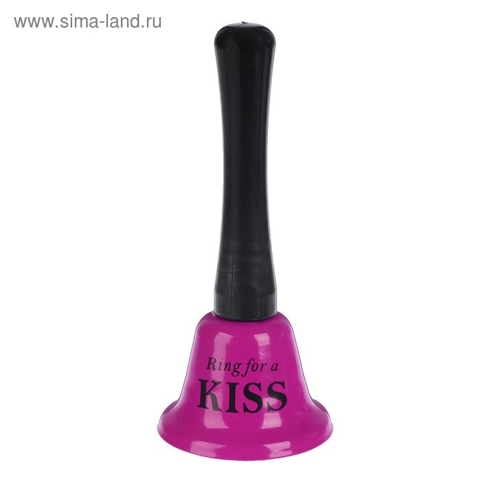 Колокольчик настольный "Ring for a kiss", 5 х 5 х 12.5 см - Фото 1