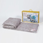 Одеяло 220х205 см, шерсть овечья, ткань тик, п/э 100% - Фото 2