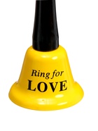 Колокольчик металлический, звонок настольный Ring for a love, 5×5×12.5 см, МИКС - Фото 5