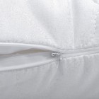 Подушка стёганная 70х70 см, иск. лебяжий пух, ткань глосс-сатин, п/э 100% - Фото 3