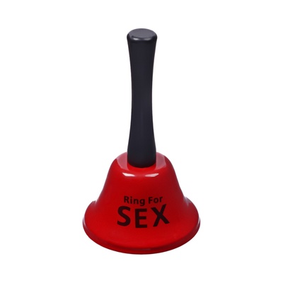 Колокольчик металлический, звонок настольный Ring for a sex, 13.5×7.5×7.5 см