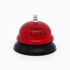 Звонок настольный Ring for a love, 7.5×7.5×6 см - Фото 2