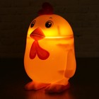 Лампа настольная 2 режима 2W LEDх16 USB "Цыплёнок" копилка 20х11х10,5 см - Фото 2