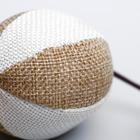 Дразнилка-удочка с мягким шариком и перьями на деревянной ручке, 40 см - Фото 4