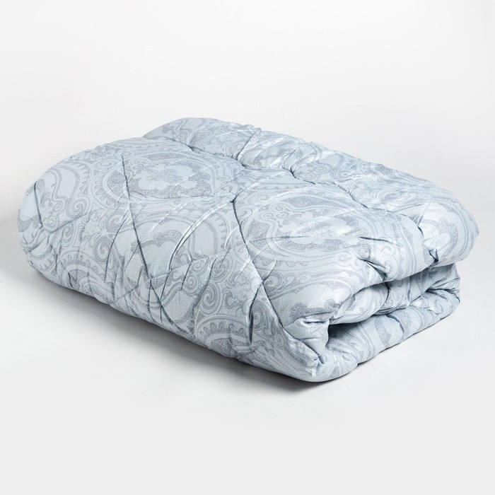 Одеяло зимнее 140х205 см, бамбуковое волокно, ткань тик, п/э 100% - фото 1887759905