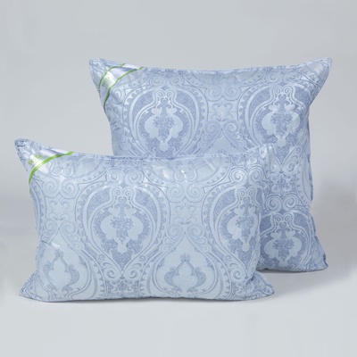 Подушка стёганная 70×70 см, бамбуковое волокно, ткань тик, п/э 100%