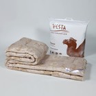 Одеяло 220х205 см, шерсть верблюда, ткань глосс-сатин, п/э 100% - Фото 2