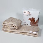 Одеяло зимнее 140х205 см, шерсть верблюда, ткань глосс-сатин, п/э 100% - Фото 2