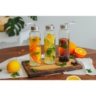 Бутылка для воды «Лидо», 500 мл, h=22.5 см, стекло, ремешок МИКС - Фото 4