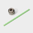 Бокал для коктейля Доляна «Лампочка», 500 мл, с трубочкой, откручивающаяся крышка, стекло, прозрачный - Фото 5