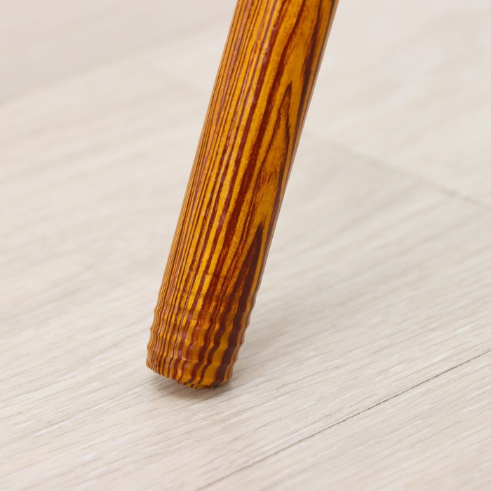 Черенок деревянный в ПВХ оплетке Доляна, 120 см, цвет МИКС - фото 1896621801
