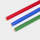 Черенок деревянный в ПВХ оплетке Доляна, 121×2.2 см, МИКС - Фото 3