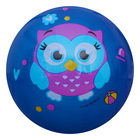 Мяч детский Совенок, 22 см, 70 гр, цвета микс - Фото 1
