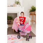 Коляска для кукол зима-лето 2 в 1, регулирует ручка, металлический каркас - Фото 7