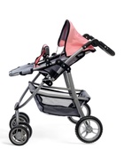 Коляска для кукол зима-лето 2 в 1, регулирует ручка, металлический каркас - Фото 6