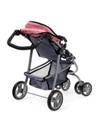 Коляска для кукол зима-лето 2 в 1, регулирует ручка, металлический каркас - Фото 9