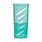 Лоток для бумаг вертикальный Стамм "Тропик", тонированный, зеленый кюрасао - фото 24546471