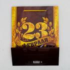 Пакет ламинированный вертикальный «С 23 февраля!», MS 18 × 23 × 8 см - Фото 4