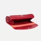 Кошелёк на кнопке, цвет красный - Фото 3