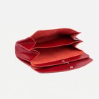 Кошелёк на кнопке, цвет красный - Фото 4