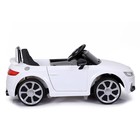 Электромобиль AUDI TT RS, EVA колёса, кожаное сидение, цвет белый - Фото 2