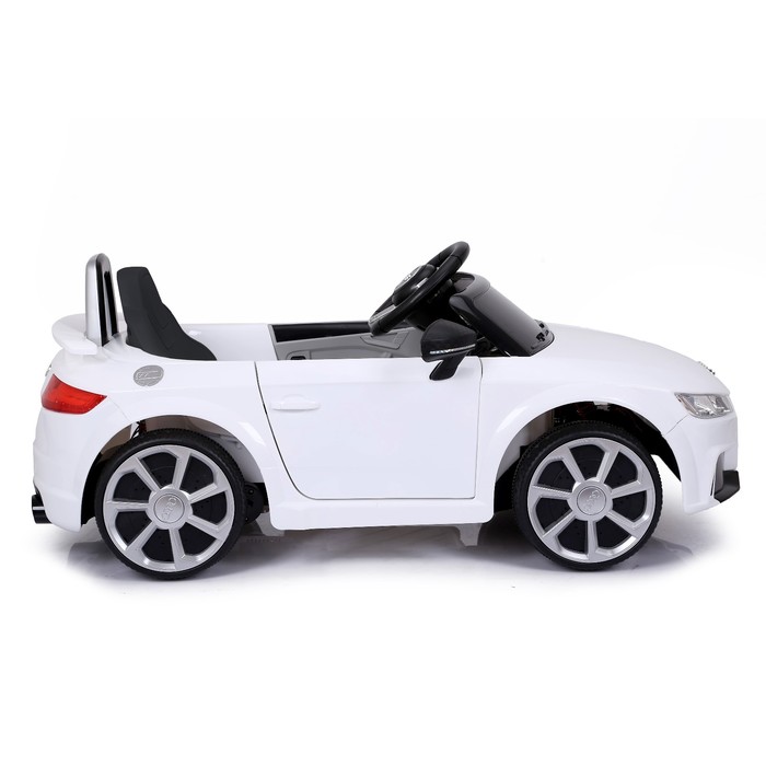 Электромобиль AUDI TT RS, EVA колёса, кожаное сидение, цвет белый - фото 1887760065